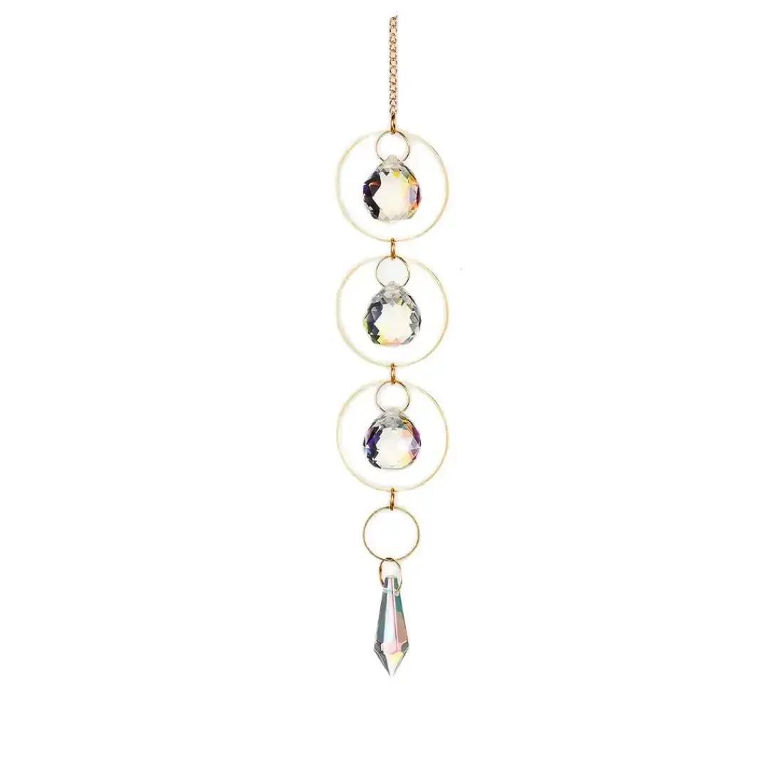 

Кристаллический ловец солнца, свет, тень, ветряная музыка, сделай сам, хрустальный призматический шар, украшение для окна, ловцы солнца, хрустальный кулон, подвесной