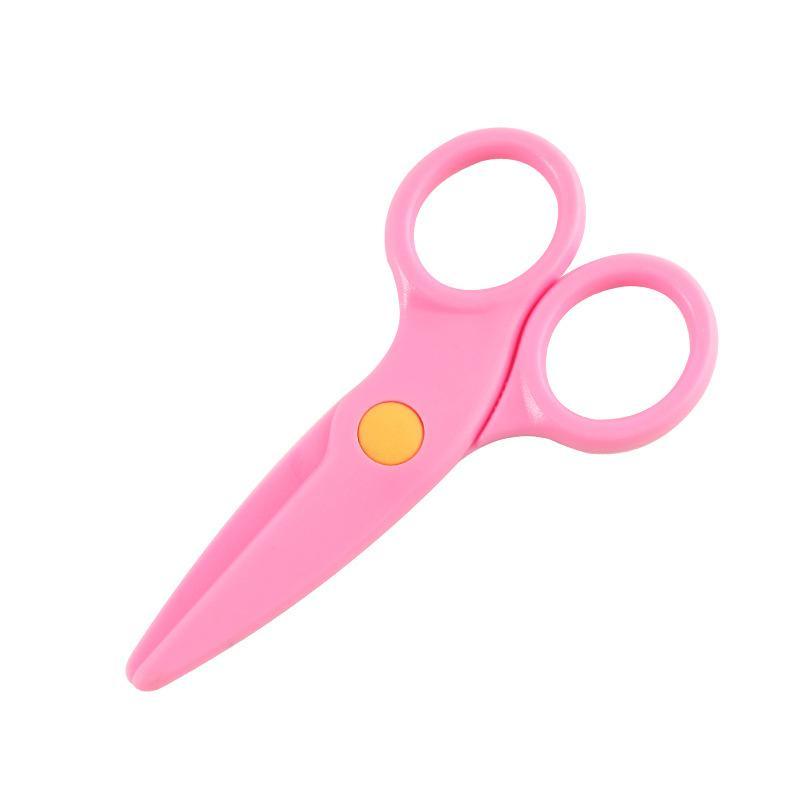 Kids Safe Craft Scissors Rounded Safety Edge 1Pc Portable Set for Toddlers Home DIY Craft Kindergarten Supplies