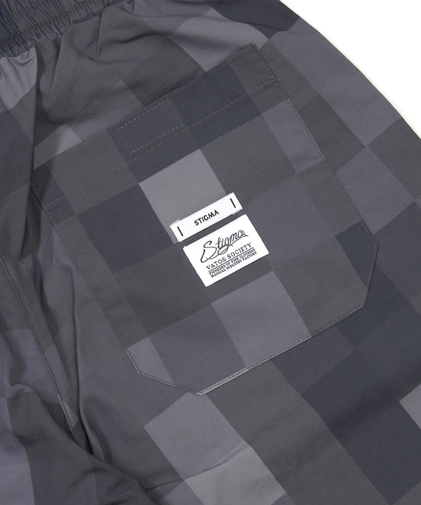 STIGMA Square Camouflage Short Pants Gray