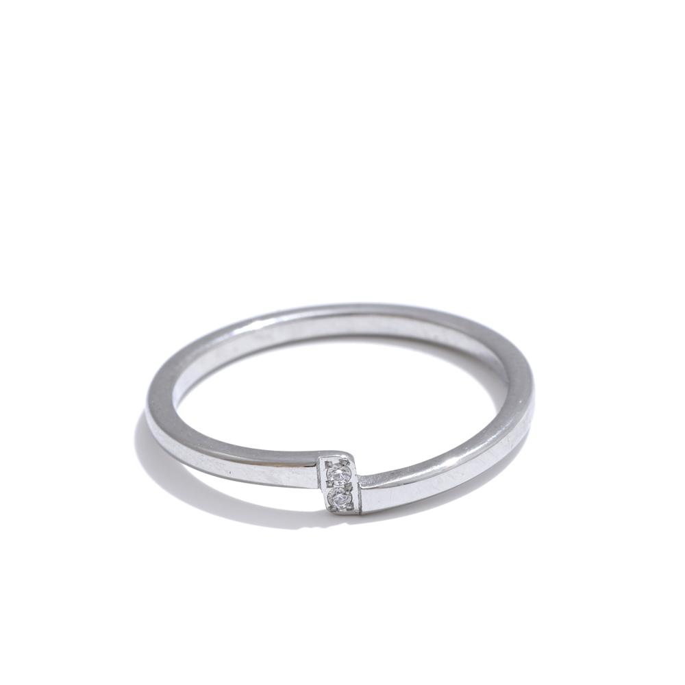 

Yhpup 6789# Cheap Minimalist Stainless Steel Metal Zircon Thin Ring for Women Fashion Jewelry Bijoux Femme Wholesale 6