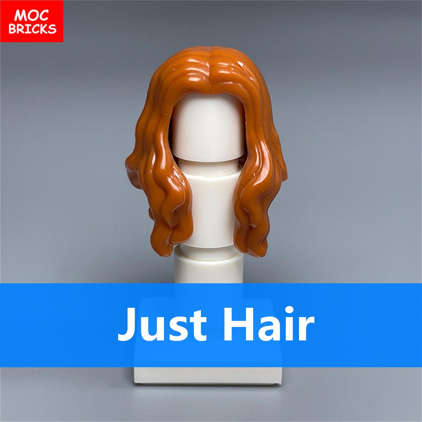 

10pcs MOC Bricks Female Hairs Woman Girl Head Body Components Attachments DO-IT-YOURSELF Constructing Blocks Playthings Children Chrismas Gifts
