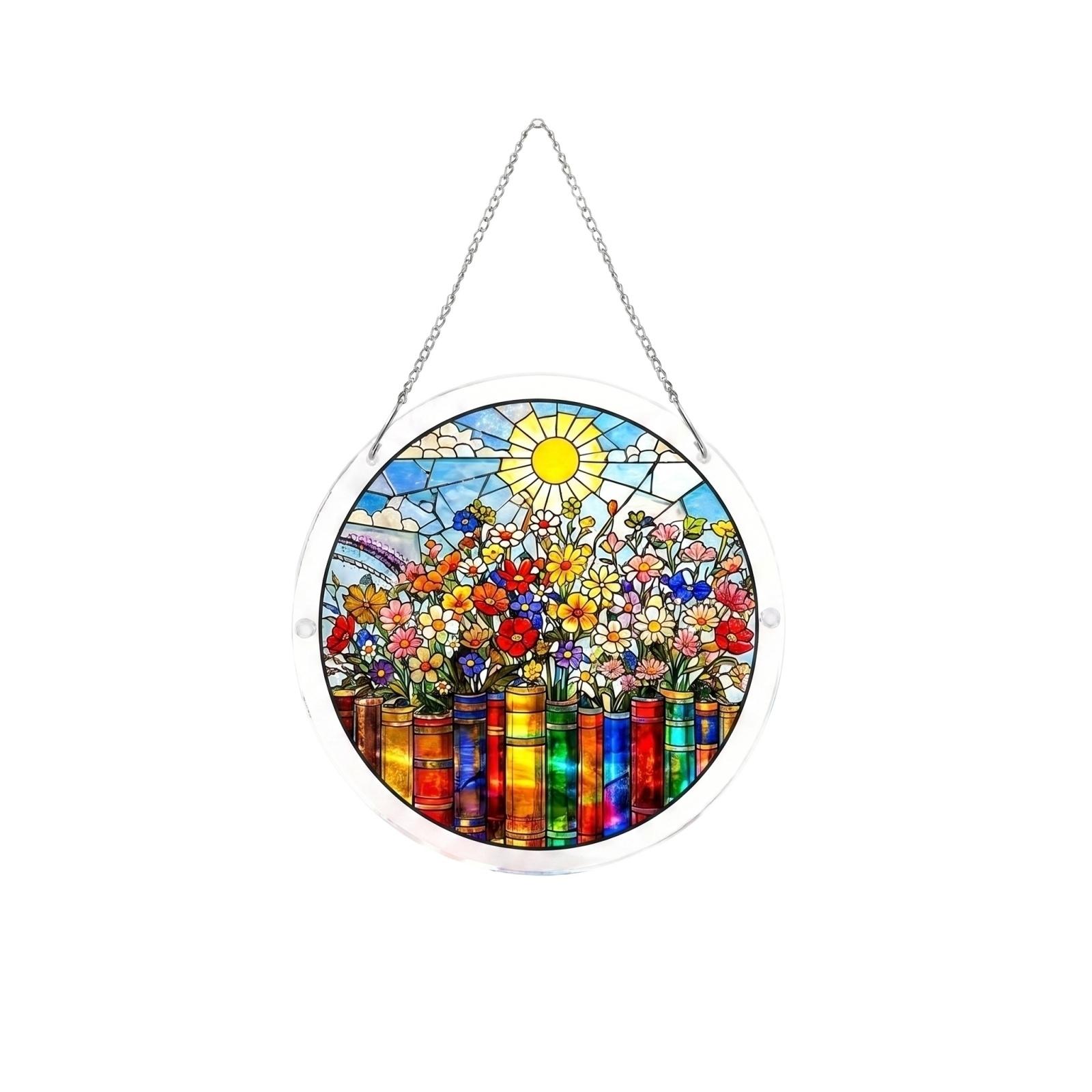 

2D Acrylic Puzzle Toy Sun Catcher Window Ornament Three Layers Single Layer 2mm Thickness Farm Animal Design Hanging Decoration One Size