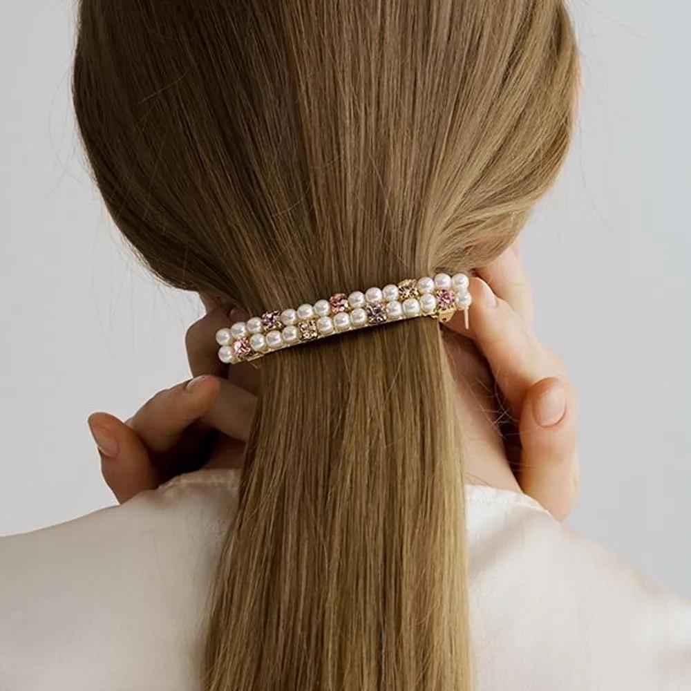 Candy Color Pearl Automatic Pin-L LFAC0409 white