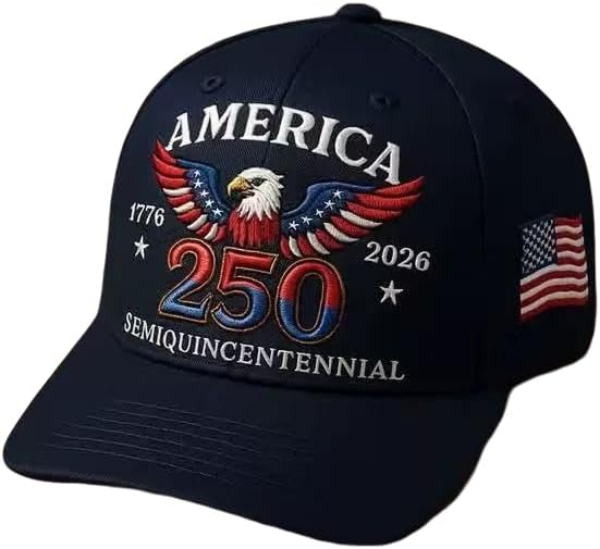 250Th Anniversary Usa Baseball Hat Eagle 250 Year American Anniversary Cap Patriotic Marine Veterans Hat