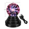 Lampada a Sfera Plasma Magica da 3/4/5/6 Pollici Luce Notturna d'Atmosfera LED Solo Vetro Sensibile al Tocco Luce Plasma Decorazione Camera da Letto Regali per Bambini