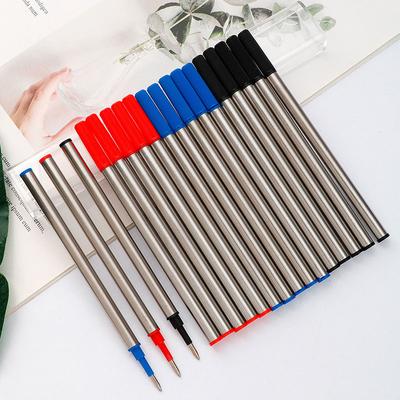 5 piese/set stilou metalic general gel stilou scriere netedă refill birou papetărie cadou albastru/negru/roșu cerneală