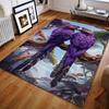 Forest Purple Parrot Print Carpet for Bedroom Living Room Bedside Sofa Floor Mat Modern Home Decor Area Rug for Gifts