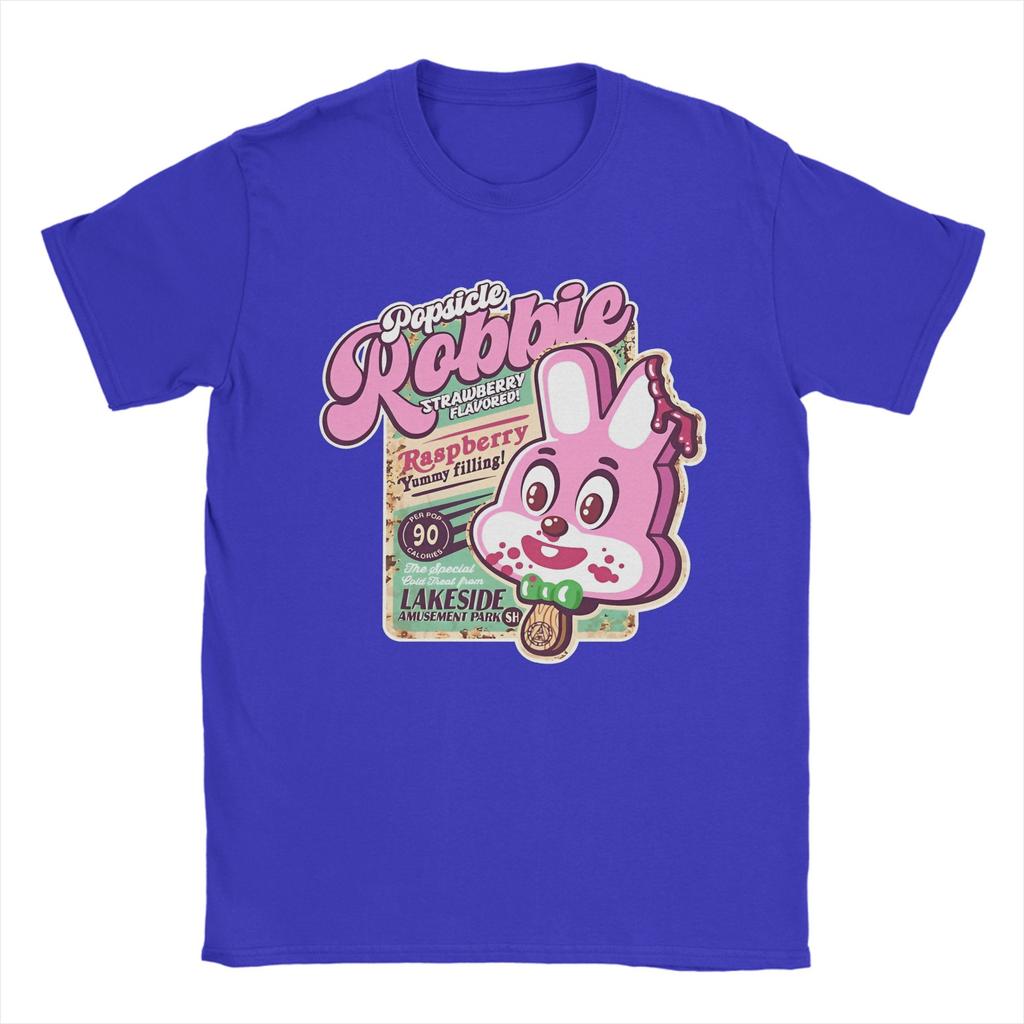 Men Silent Hill Popsicle Robbie T Shirts Pure Cotton Clothing Novelty Short Sleeve Crewneck Tees Plus Size TShirt