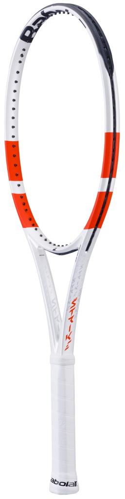 BabolaT Pure Strike Team 2 Tennis White x Scarlet Racket, Unstrung,