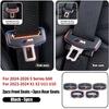 Car Seat Belt Buckle Protector Cover Soft Silicone Anti-Collision Case For BMW M E46 E90 E91 F30 F31 U10 U11 G01 G20 G21 Sticker