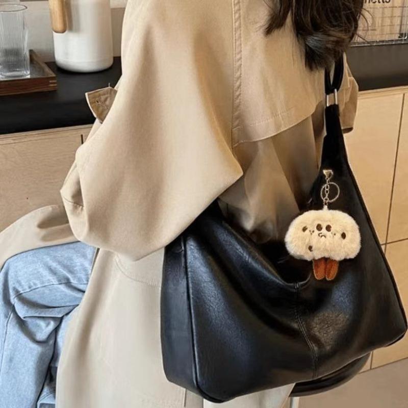 Autumn and winter new versatile shoulder messenger large-capacity tote bag commuter bag female large-capacity commuter college student