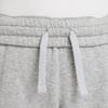 Nike Kids Letter Logo Print Elastic Waist Fleece Cuffed Knit Sports Pants Kids pants Gray FD2995-063