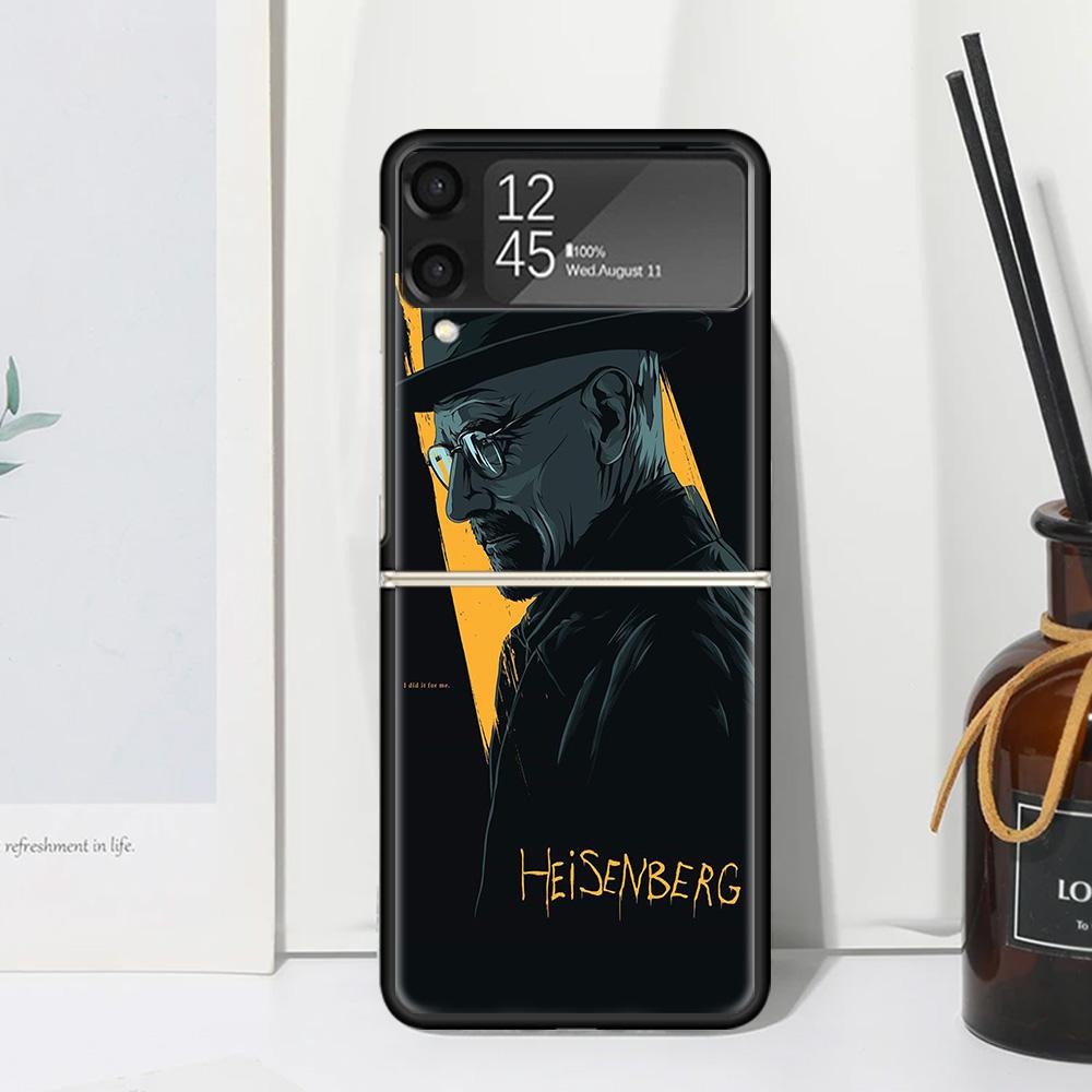 Breaking Bad WalterWhite Phone Case For Samsung Galaxy Z Flip 7 Flip7 Zflip 6 Flip6 5 Flip5 4 Flip4 3 Flip3 5G Fundas Black Cove