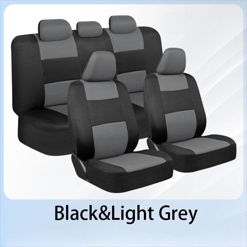 New 5Seats Full Set Car Seat Covers Auto Seat Decoration Rear Front Auto Seat Cover Car Cushion Protector Case Cover