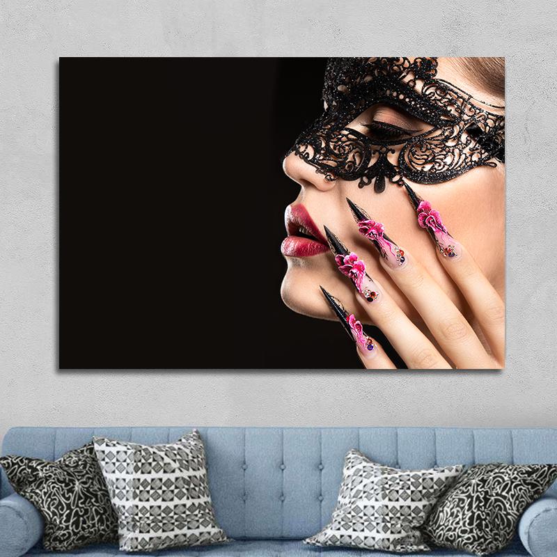 Modern Beauty Fashion Nail Art Beauty Salon Canvas Painting Unframed Posters And Print Wall Pictures For Living Room Decor