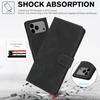 For iPhone 17 Pro Case PU Leather Phone Cover with Wallet Stand