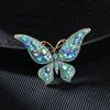 Fashion Full Zircon Butterfly Brooch For Women Luxurious Animal Corsage Pins Wedding Party Clothing Accessories Jewelry Gifts