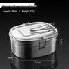 Classic 304 Stainless Steel Single-Layer Lunch Box