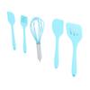 5pcs Silicone Kitchen Utensils Set Safe Heat Resistant Easy Cleaning Silicone Kitchenware Cooking Utensils Kit