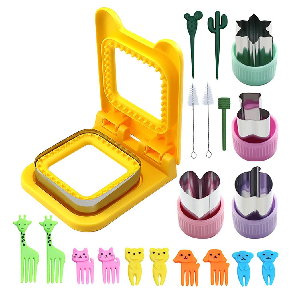Products Sandwich Cutter And Sealer Set, Square Cutter And Sealer DIY , Bread, Sandwich Cutter And Sealer For Children's Breakfast