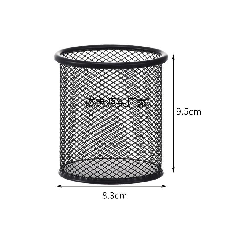 Large Capacity Pen Holder Box with Grid Organizer for Students and Office