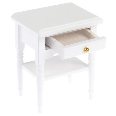 1 szt. 1:12 Miniaturowe meble do domku dla lalek Szafka nocna Wystrój pokoju dla lalek