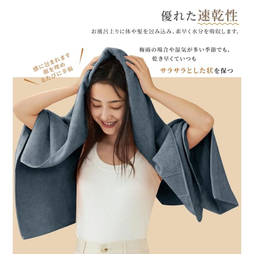 HOSUR 100% Cotton Face Towels, Hotel-Grade, Thick, Fluffy, and High-Quality, Fast-Wicking, Durable, Quick-Drying, Instant Absorbency, Solid Color, Low