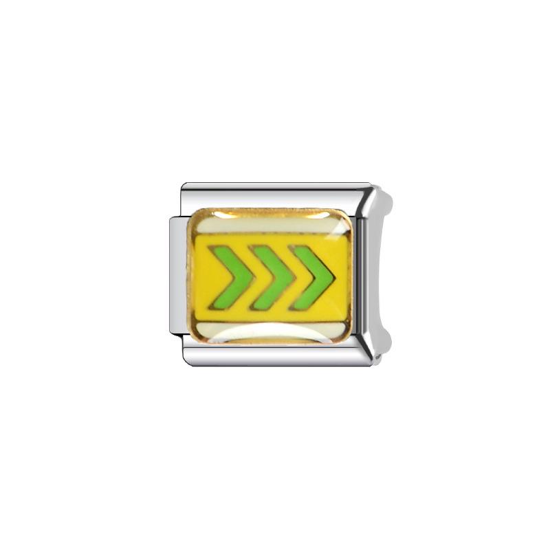 2024 Hot DIY Stainless Steel Letter Bracelet in Korean, European, and American Styles