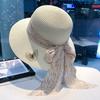 2025 New Spring and Summer Straw Hat Comfortable Women's Beach Hat Straw Braid Hot Selling Bow Sun Hat Sunshade Hat