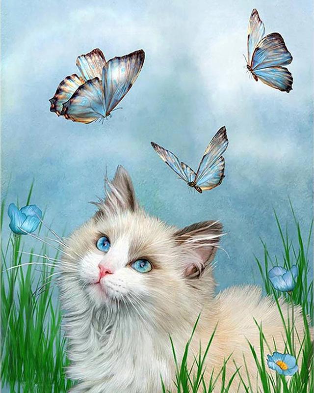 Diamond Embroidery Tsunami Animal Seagull Handmade Gift Diamond Painting Horse Animal Flower Full Square Round Drill Needlework Handmade Gift