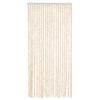Fly Screen Curtain Beige and White 90 X 220 Cm Chenille