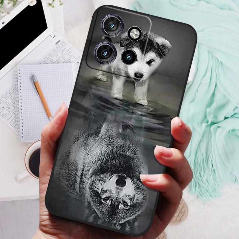 Für Motorola Edge 50 Neo 5G Hülle Löwe Wolf Silikon Weiche Rückabdeckung Für Motorola Moto S50 edge50 Handyhülle Schutzhülle