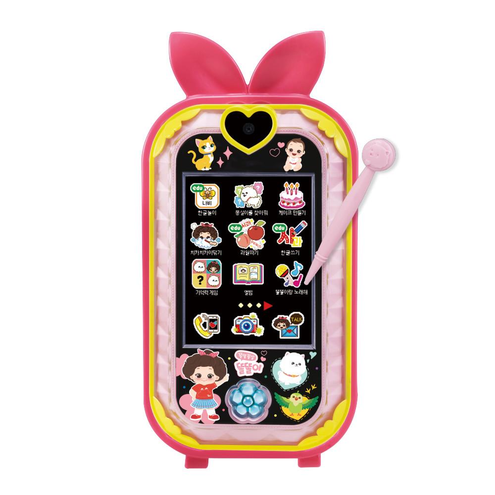 [Mimi World Official] Telefone com câmera Ddoldoli, brinquedos populares de personagens coreanos