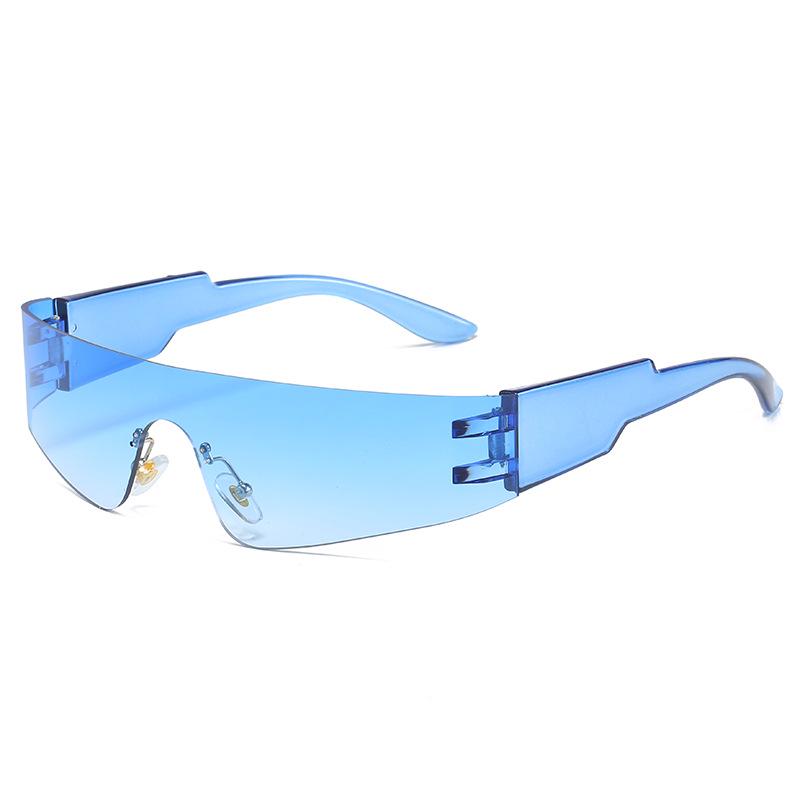 Unisex Frameless Sport Punk Sunglasses - Colorful Fashion Eyewear