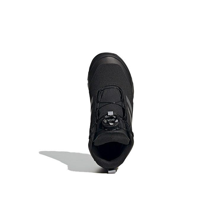 Adidas Terrex Winter Mid Boa Hiking K Breathable High top Kids' Outdoor Shoes Black Kids' FU7272
