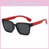 Óculos de Sol Quadrados para Crianças Com Lentes Polarizadas Tac Para Esportes ao Ar Livre e Moda