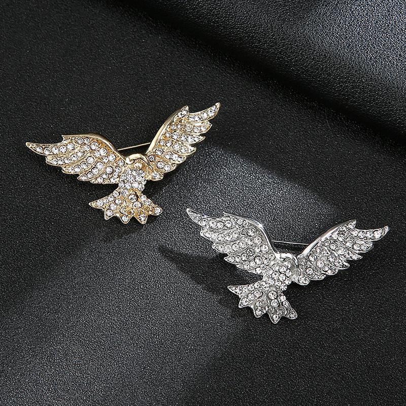 "Luxus-Anzugbrosche für Herren: Kronen-Löwe-, Adler- und Hirschkopf-Design"