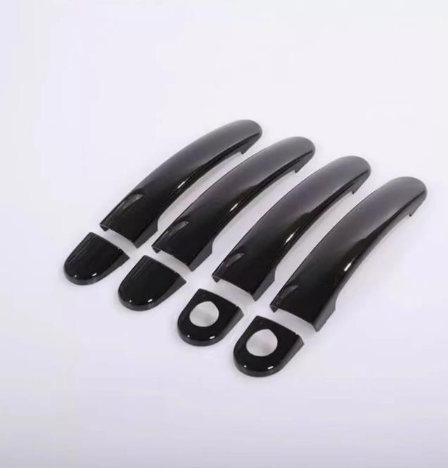 Carbon Fiber Pattern Exterior Door Handle Stickers for Seat Leon MK2 1P FR Cupra