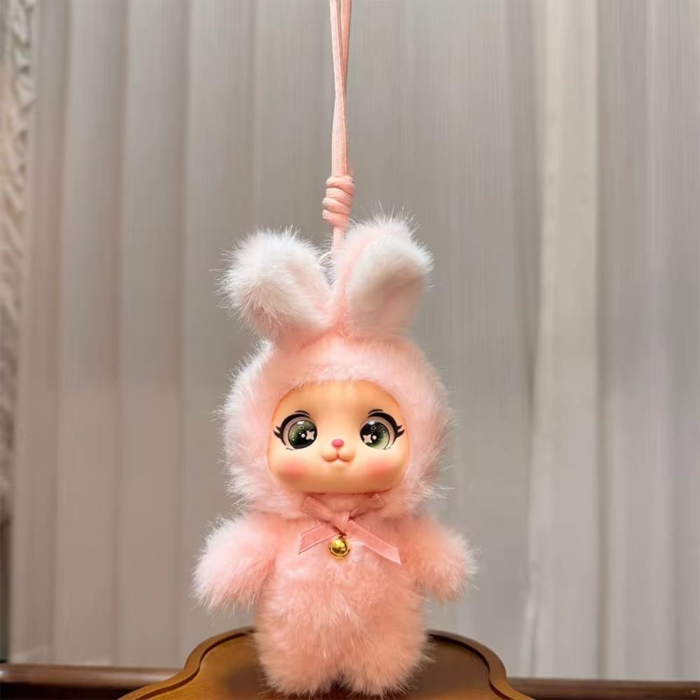Sheep Dog Vinyl Face Plush Toys Family Series Plush Forest Doll Plush Animals Pendant Bag Charm
