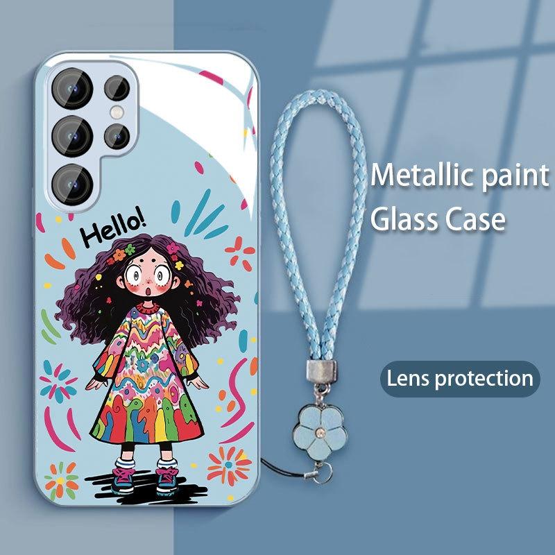 Graffiti Girls Applicable Samsung S24PLUS Mobile Case S23 Girls S22 Skin Friendly A55 Sense A54 All Inclusive A14