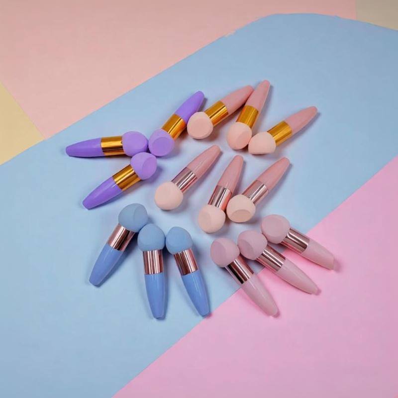 3PCS Mushroom Head Makeup Brushes High Density Soft Foundation Sponge Powder Puff for Even Foundation Application