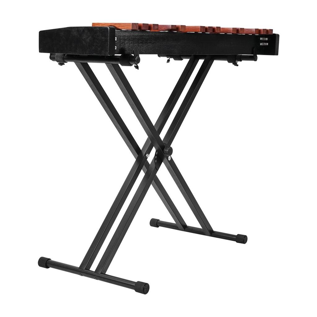Glockenspiel Xylophone, 32 Notes, Wooden Professional Xylophone Percussion Instrument, with Height Adjustable Stand, 4 Mallets, Carrying Bag, Beginner