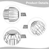 1pcs Stainless Steel Gutter Leaf Guard Cover Mud Trap Guards Drain Pipe Filter Quick Drainage Clog Prevent Hardware