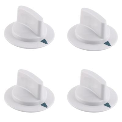 4PCS Replacement Timer Knobs Plastic Texture Suitable for Easy Installation Without Tool On Compatible Dryer Models