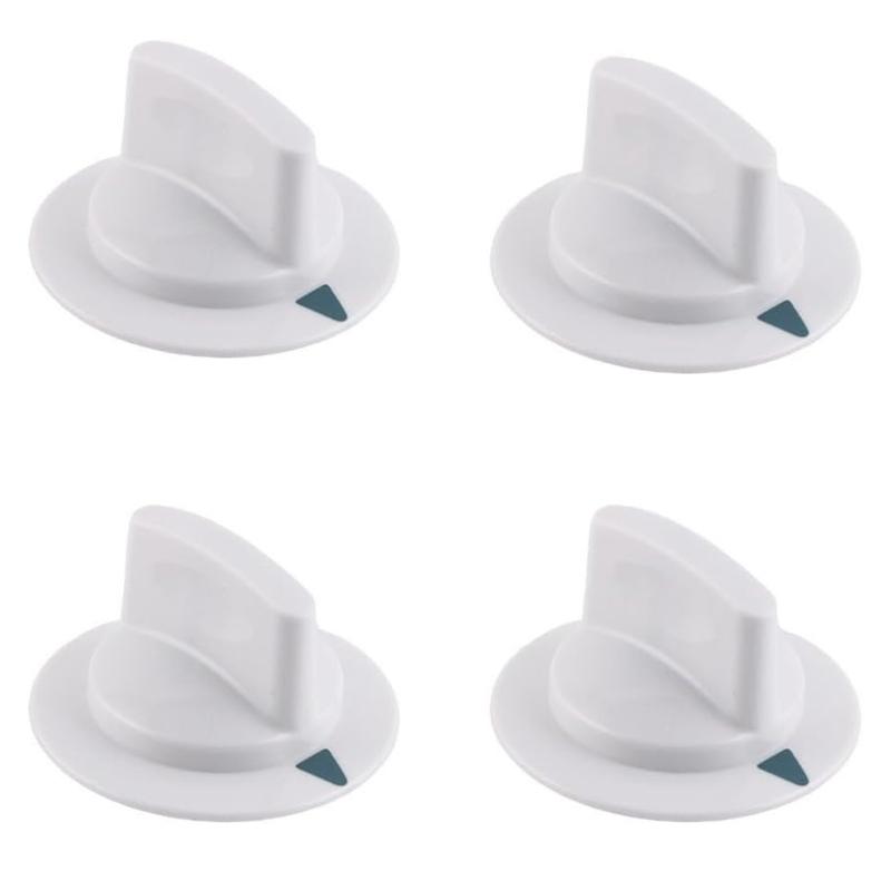 

4PCS Replacement Timer Knobs Plastic Texture Suitable for Easy Installation Without Tool on Compatible Dryer Models 1
