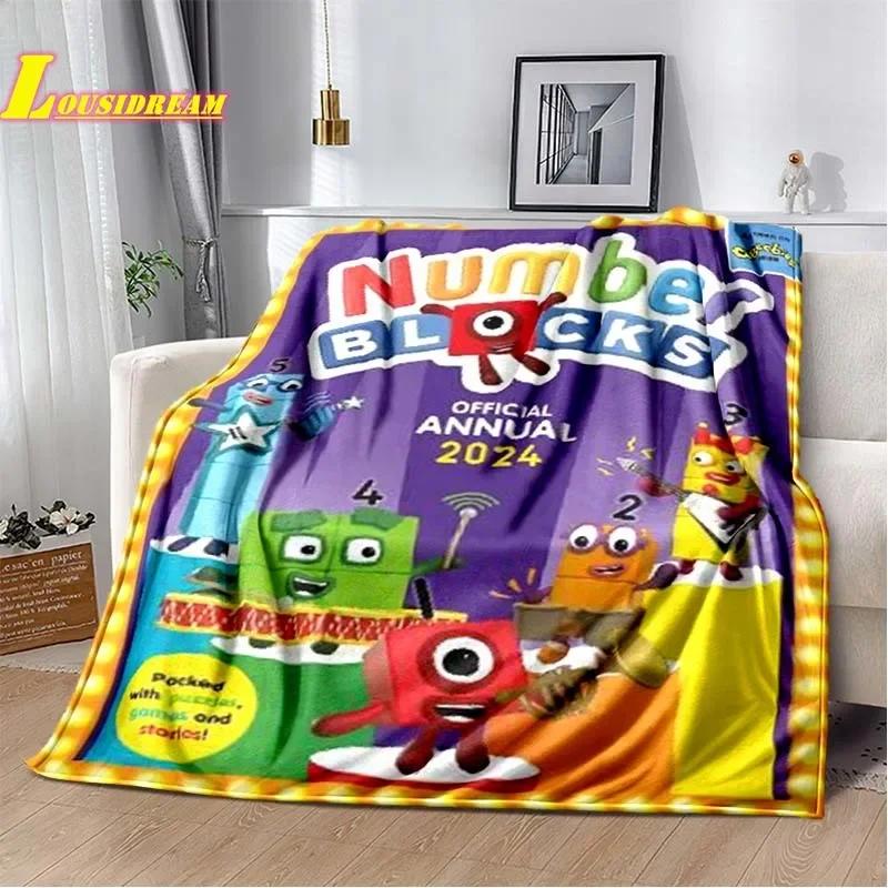 

N-Numberblocks-s модное аниме одеяло теплое и удобное фланелевое диван-кровать одеяло для улицы детский подарок на день рождения 30x40in