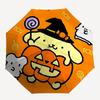 1pc Halloween Pompompurin Pumpkin Jack-o'-Lantern Automatic Opening/Closing Umbrella with Foldable Design, 8-Bone Iron Frame, Outdoor Use, Festival Gi