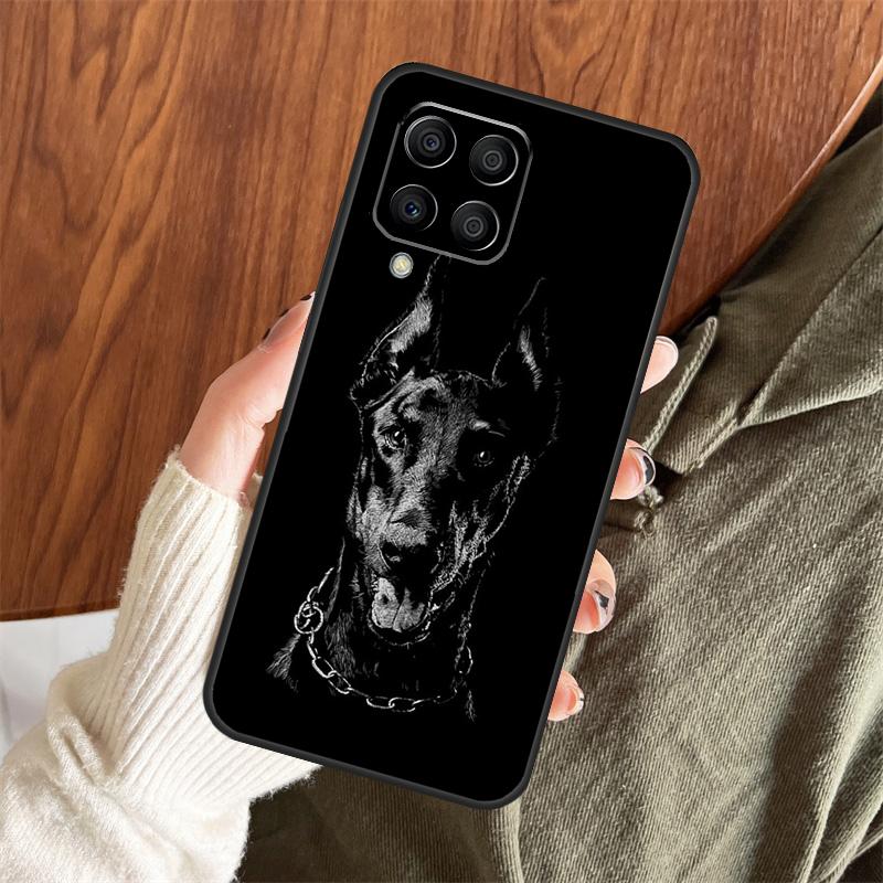 Dachshund Doberman Dog Case For Samsung Galaxy M06 M16 M36 M56 M33 M15 M55 M31 M13 M12 M14 M53 M32 M52 M35 M34 M54
