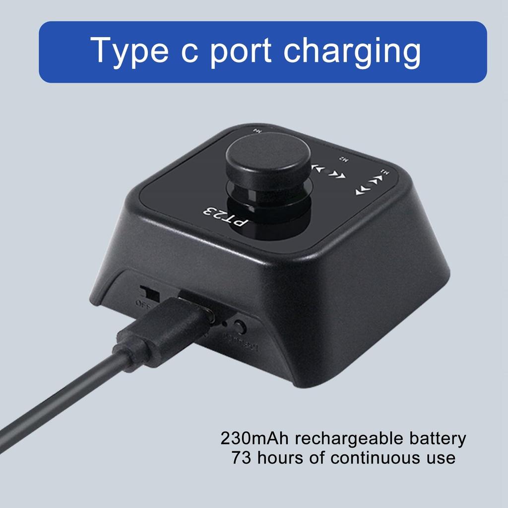 BAIG Page Turner Foot Supports Page ABS Rechargeable Bluetooth Page Turner Pedal for Computers Pedal, Multi-Platform 4-Mode Flip, (Black)