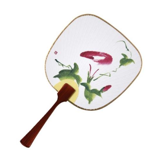 Shikoku Uchiwa Fan Cool Breeze News Miyako Bean Hirugao [Unisex] Fan,